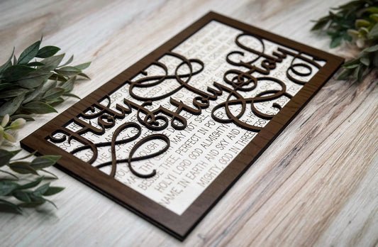 Layered Hymn Wall Art