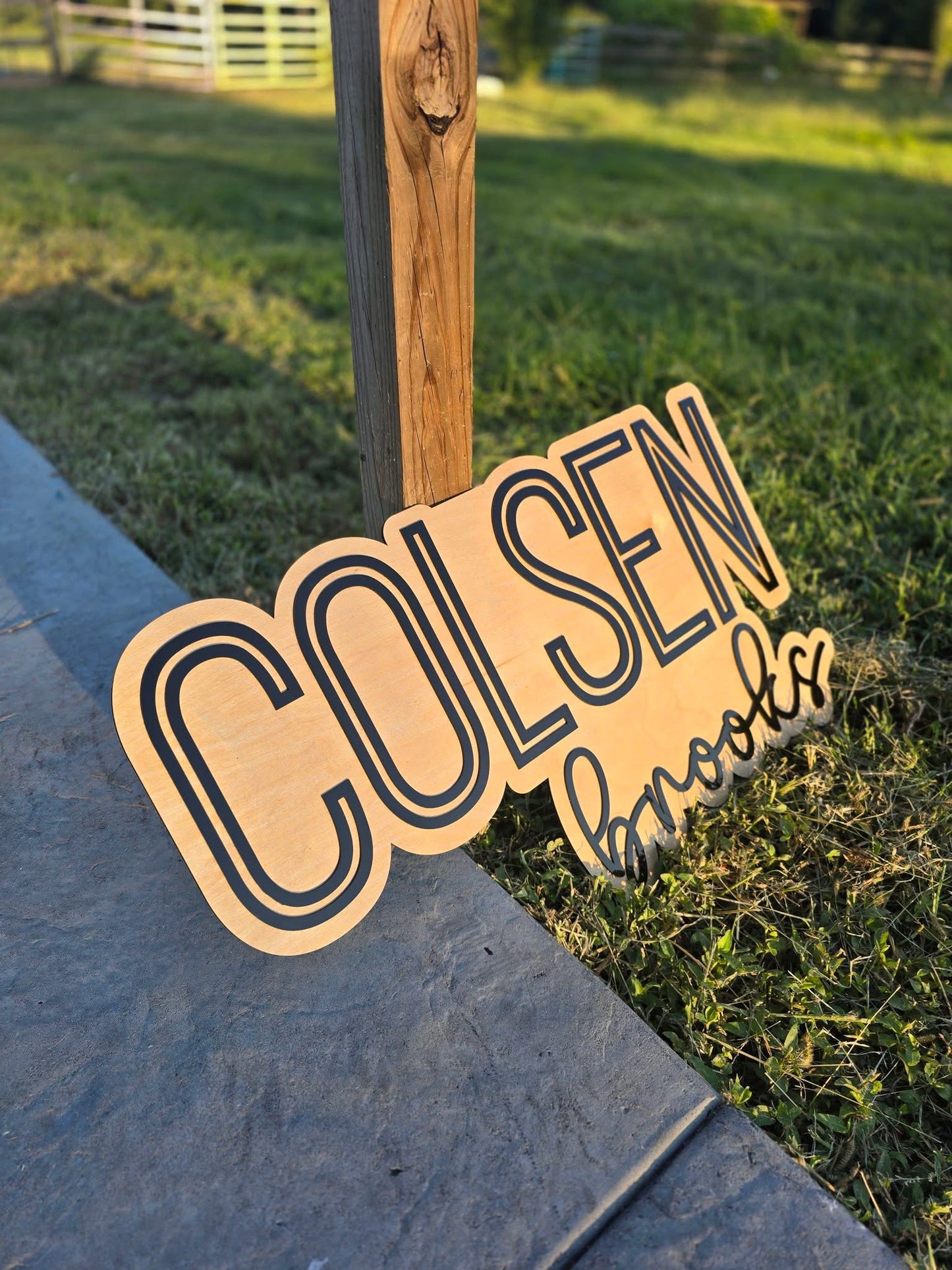 Custom Name & Logo Wall Signs