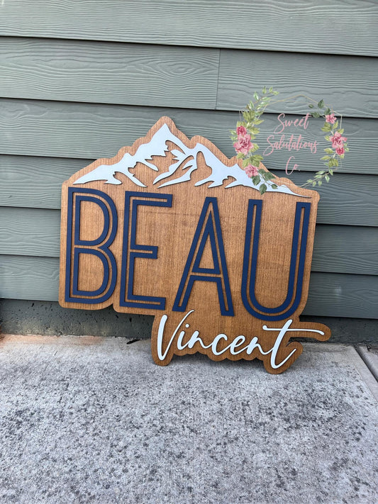 Custom Name & Logo Wall Signs