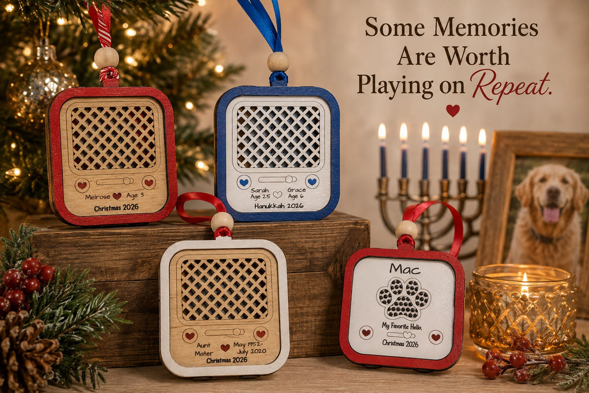 Personalized Vintage Radio Ornament