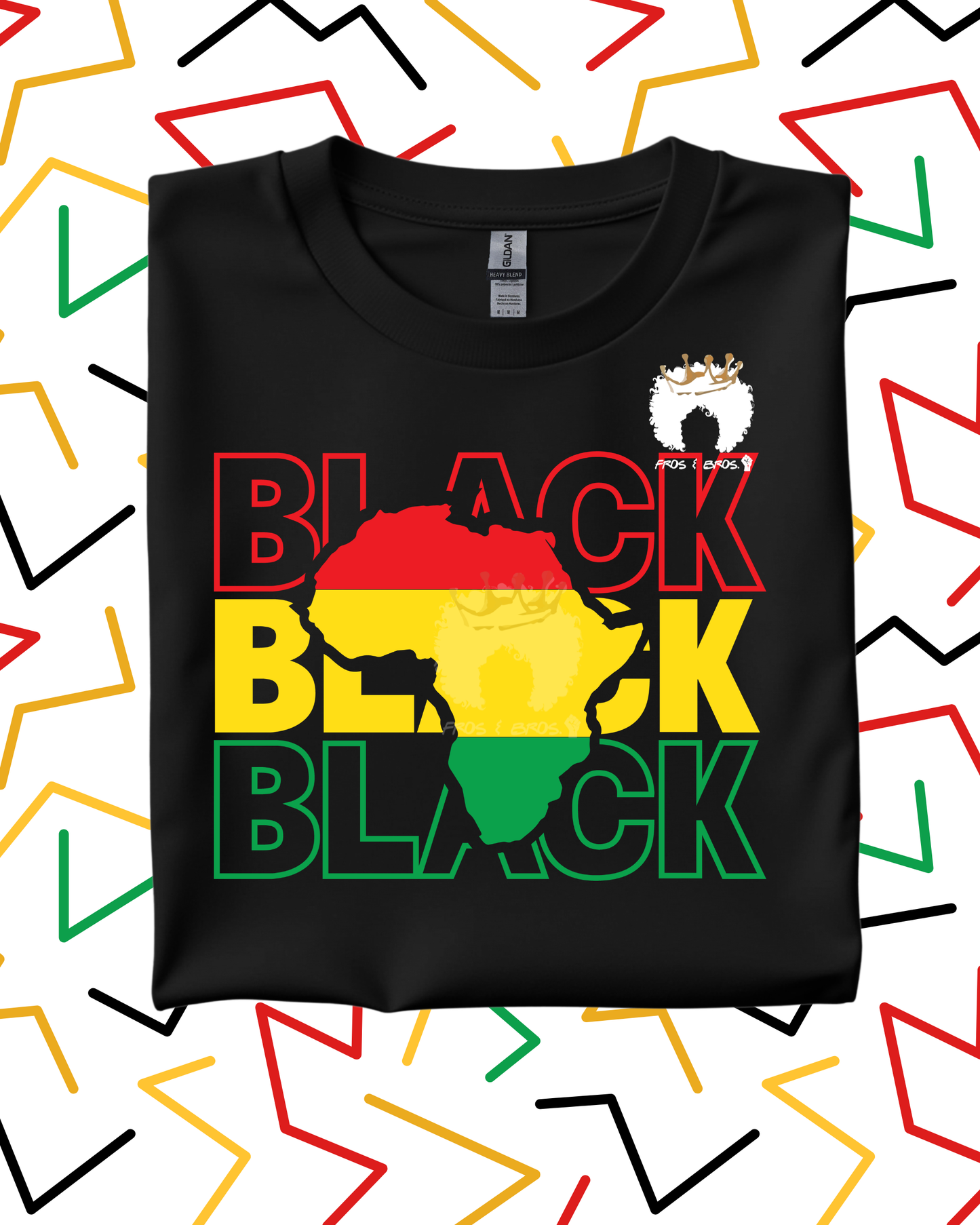 Black. Black. Black. Africa – DTF Transfer