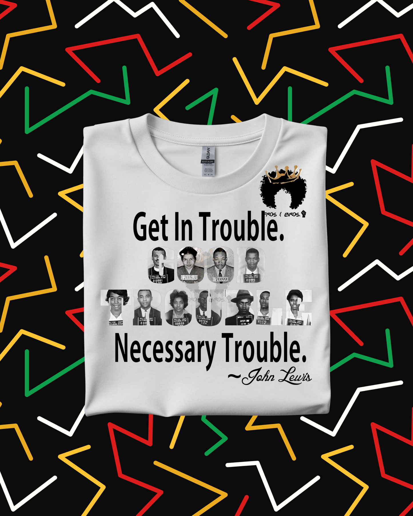 Get In Trouble. Necessary Trouble. – DTF Transfer