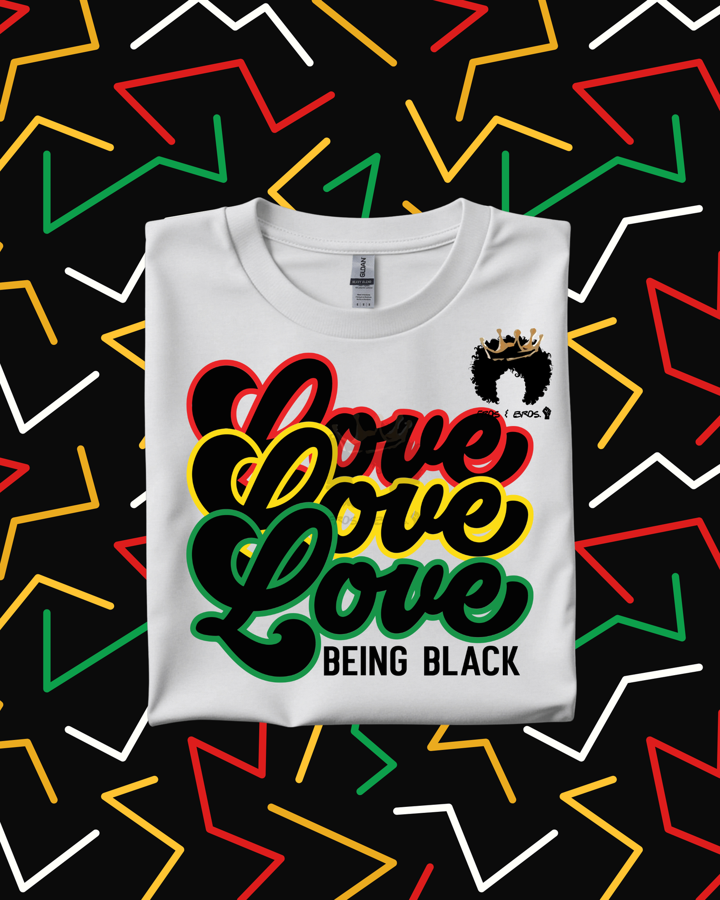 Love Love Love Being Black – DTF Transfer