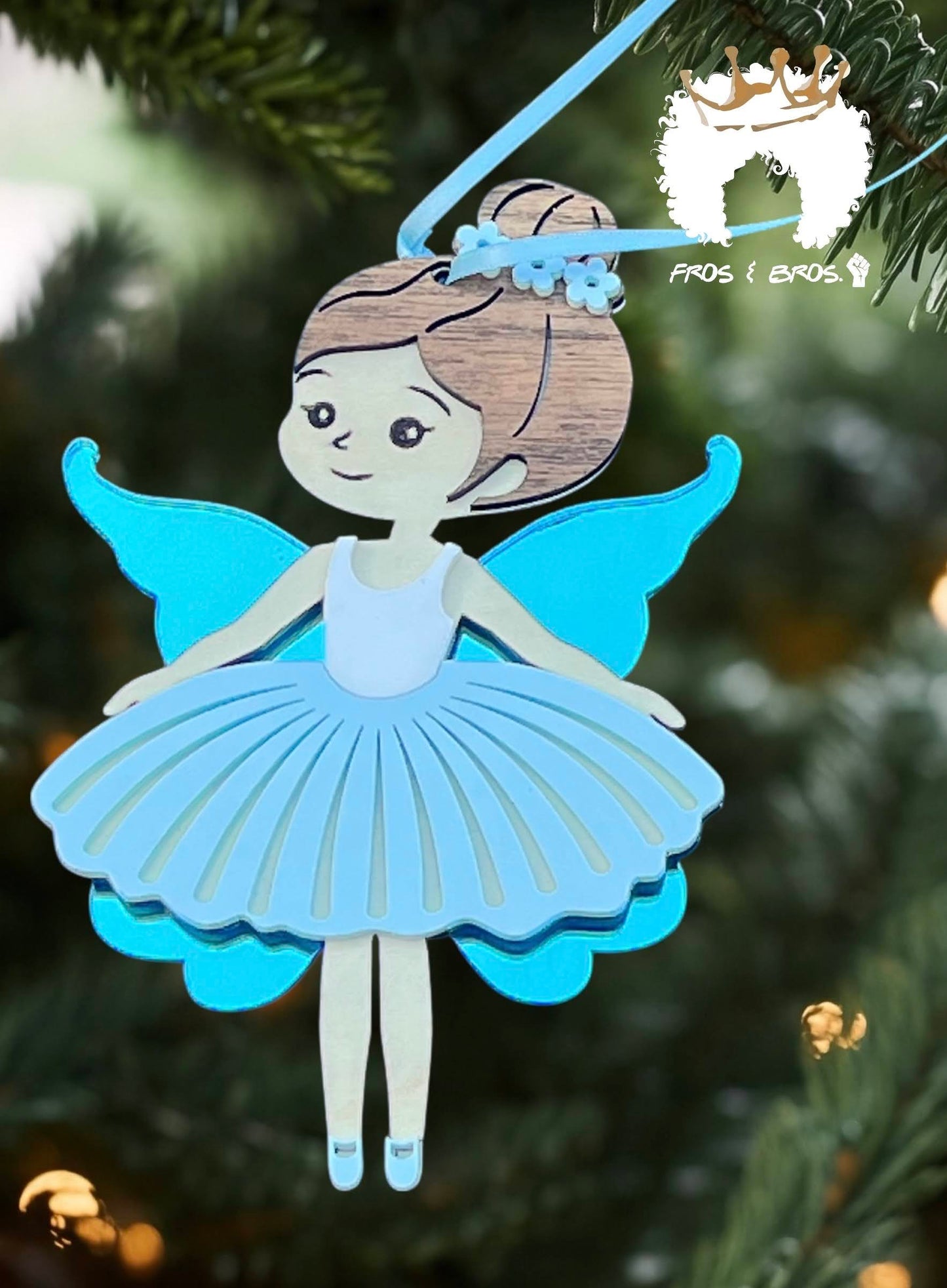 Fairy or Ballerina Ornament – Customizable Skin Tones & Colors
