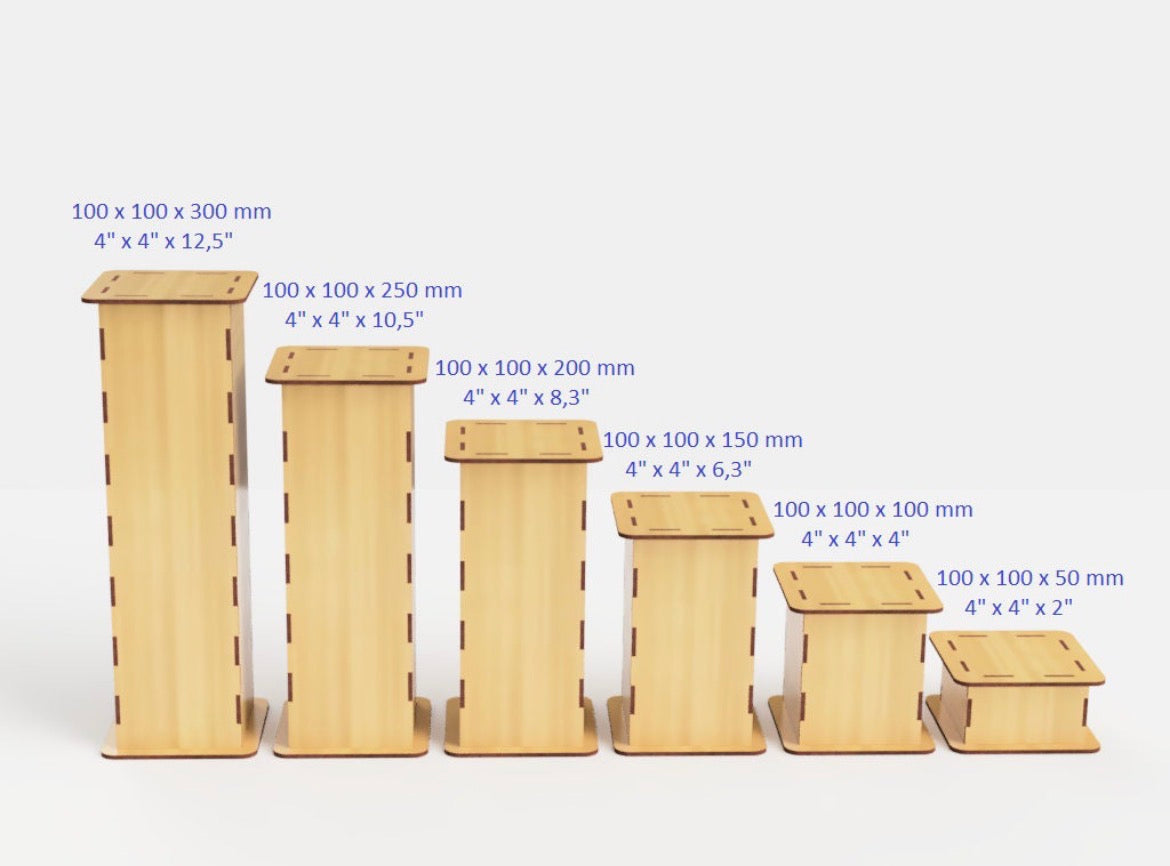 Tiered Display Stand (Choose Your Size)