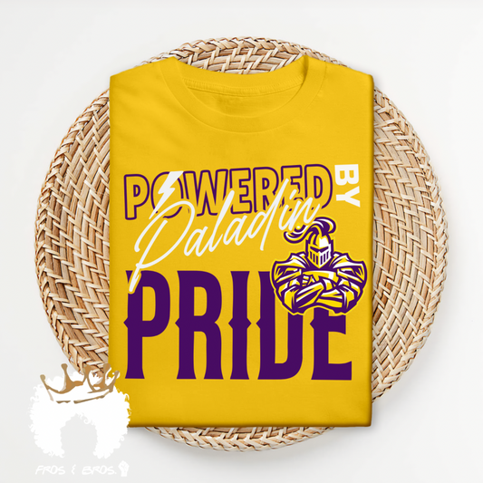 Powered By School Spirit Tee