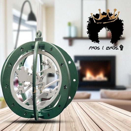 3D Layered Holiday Ornament Collection