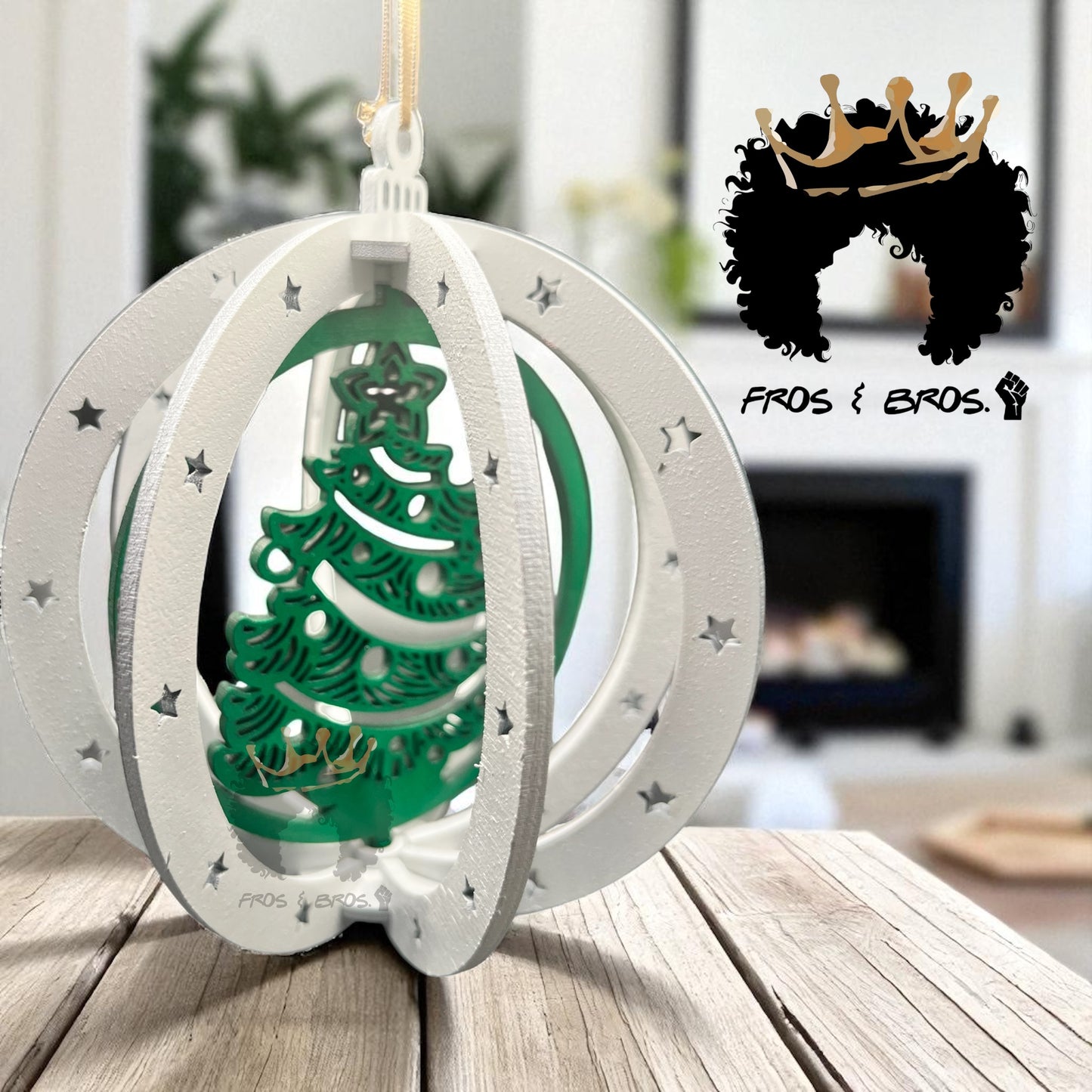 3D Layered Holiday Ornament Collection