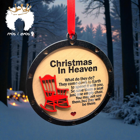 Christmas in Heaven Memorial Ornament