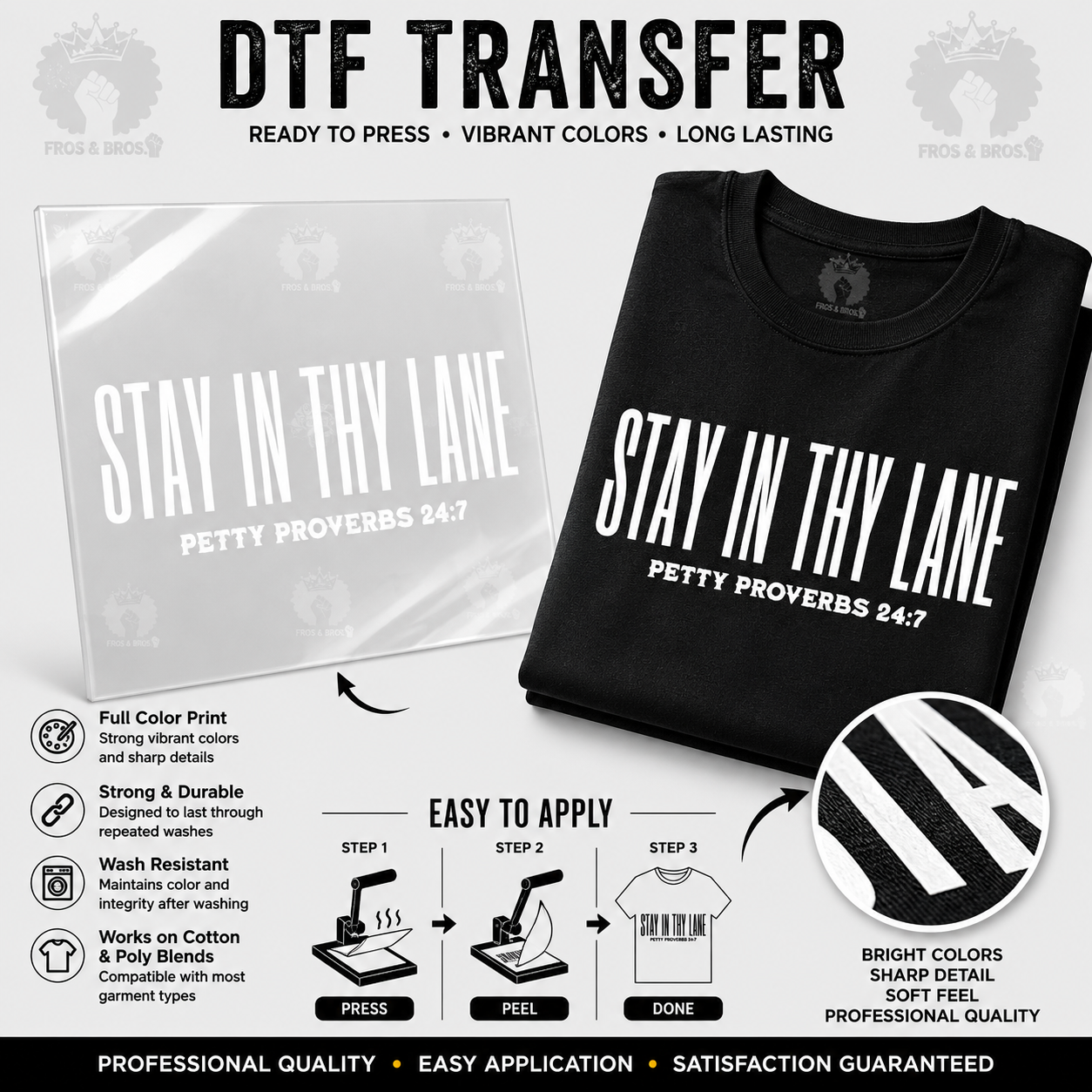 Stay in Thy Lane DTF