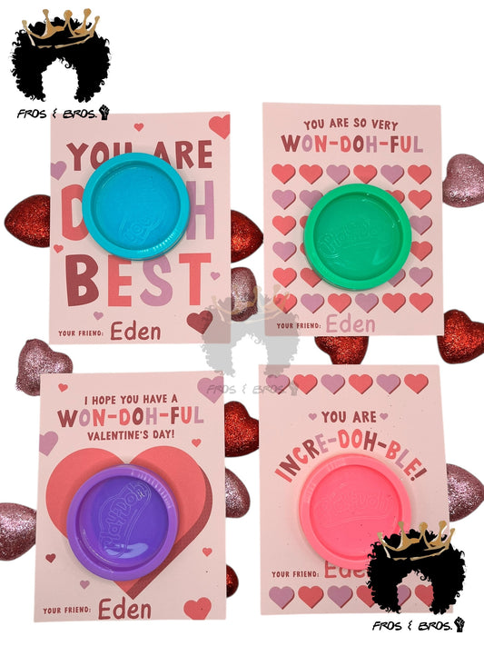 Won-Doh-Ful Valentine Play Doh Card Set (Set of 4) 💖