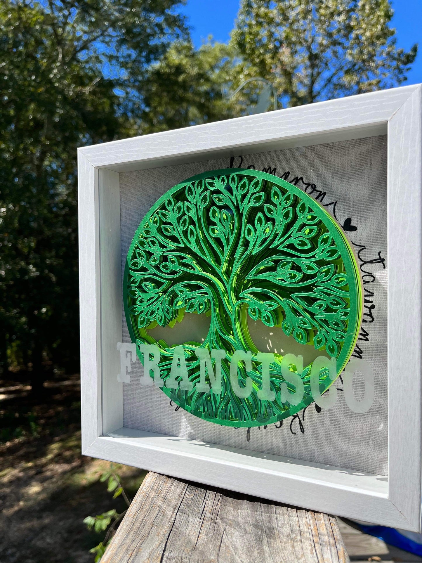 Family Tree Shadow Box