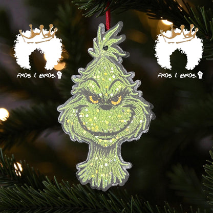 Green “Glitter” Holiday Ornament