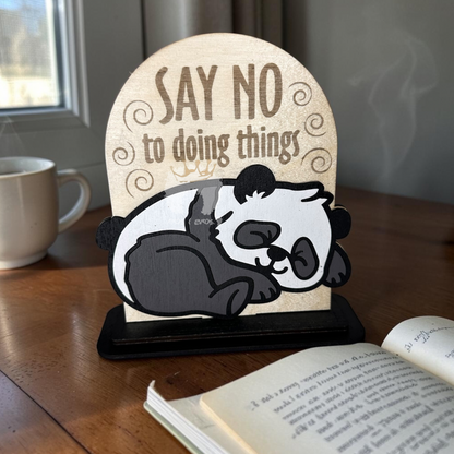 Funny Animal Desk Stands- Laser Cut Wood Decor