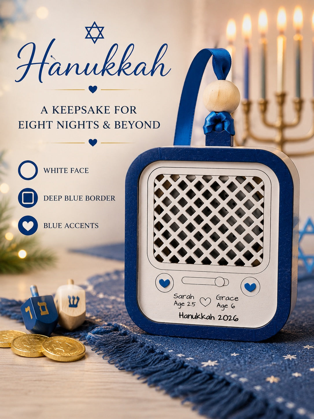 Personalized Vintage Radio Ornament