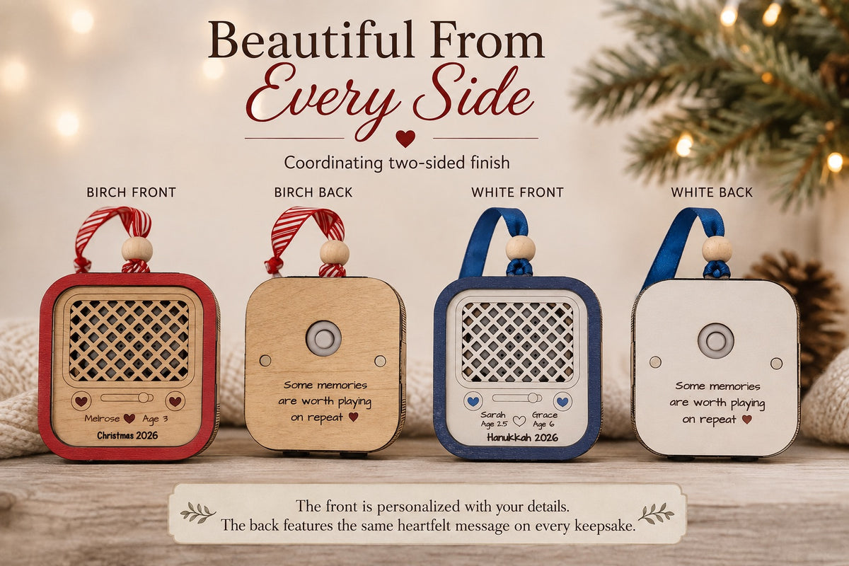 Personalized Vintage Radio Ornament