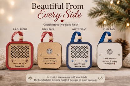Personalized Vintage Radio Ornament