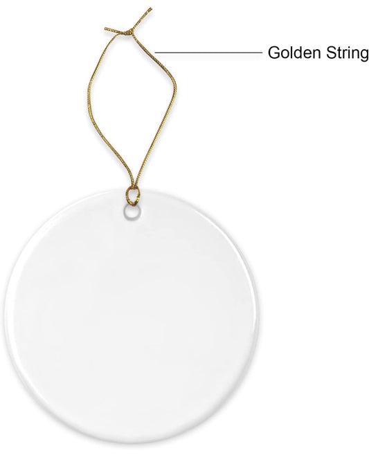 2-sided Round Sublimation Ornaments (MDF)