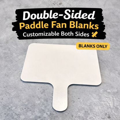 Double-Sided Sublimation Paddle Fan Blanks – Ready to Customize 🔥