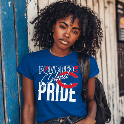 Powered By School Spirit Tee
