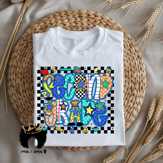 Grade Level Checkerboard Tee