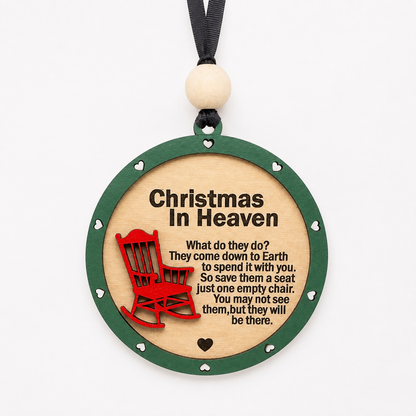 Christmas in Heaven Memorial Ornament