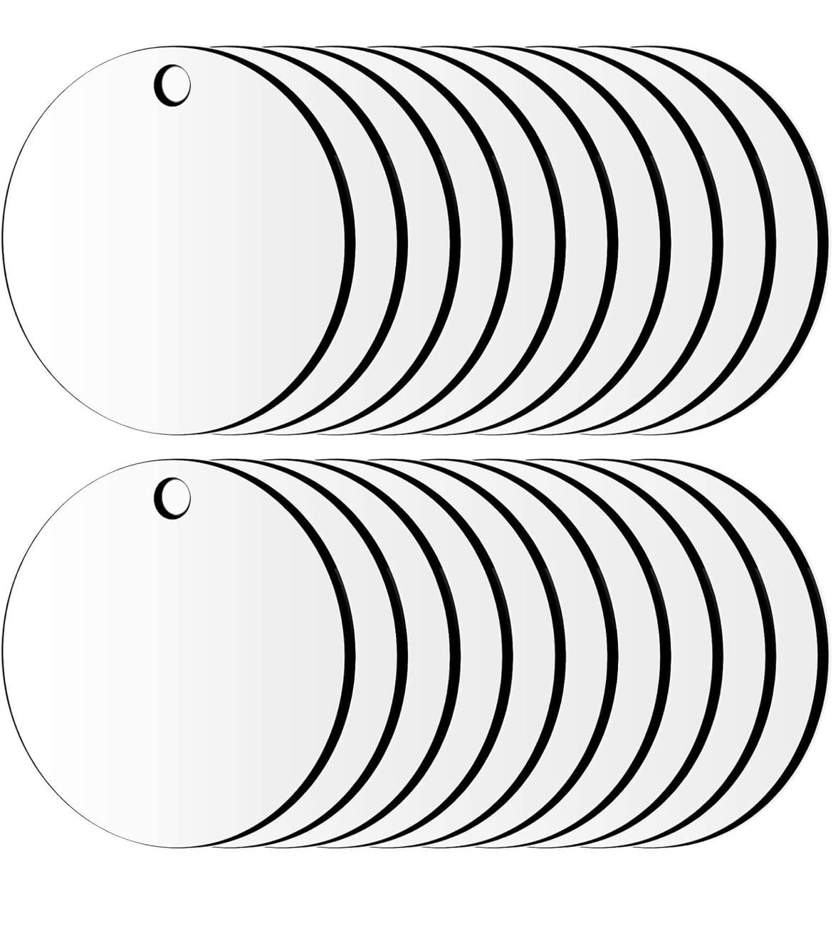 Clear Acrylic Ornaments