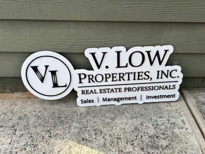 Custom Name & Logo Wall Signs