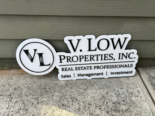 Custom Name & Logo Wall Signs