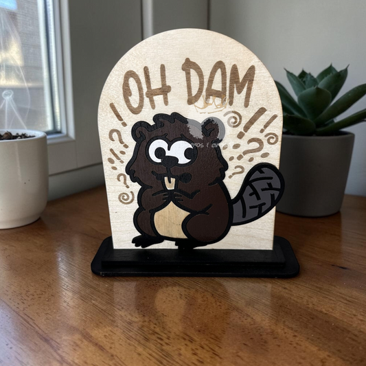 Funny Animal Desk Stands- Laser Cut Wood Decor