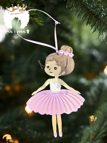 Fairy or Ballerina Ornament – Customizable Skin Tones & Colors