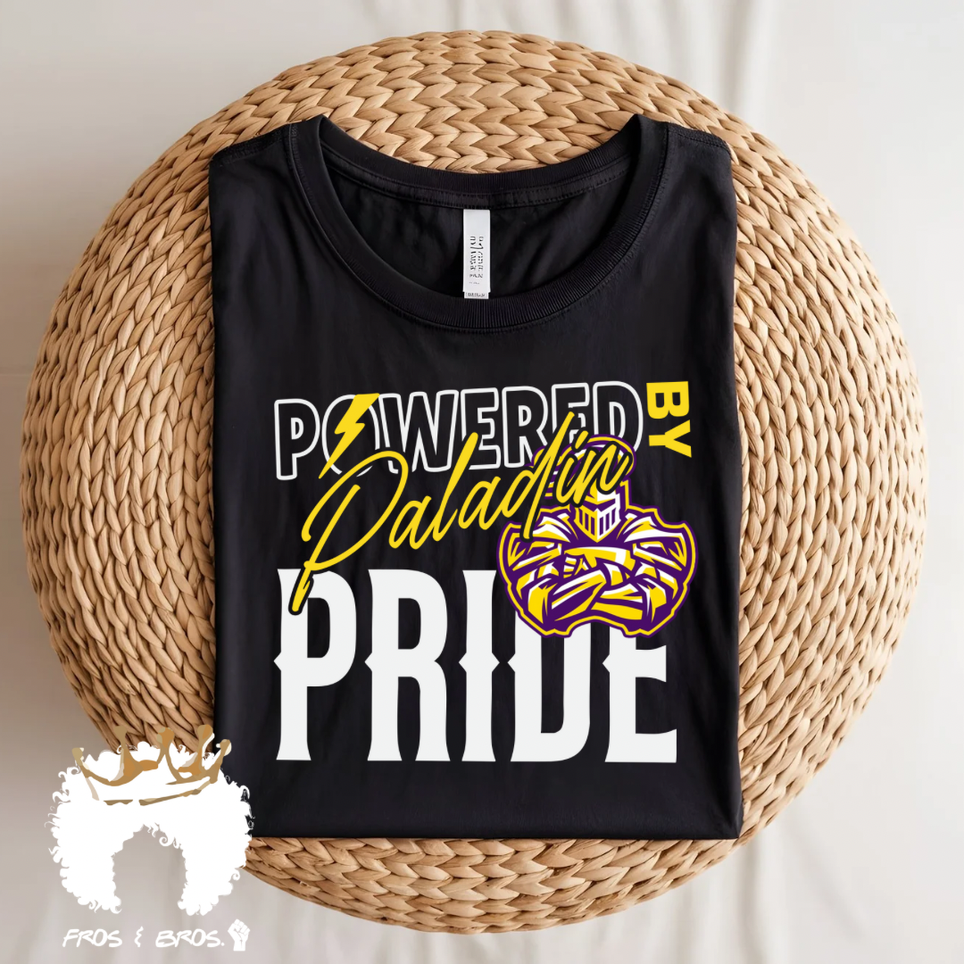 Powered By School Spirit Tee