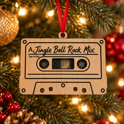 Personalized NFC Cassette Ornament