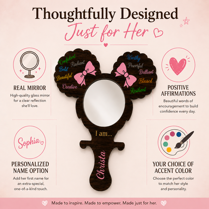 Positive Affirmation Mirror- Girl