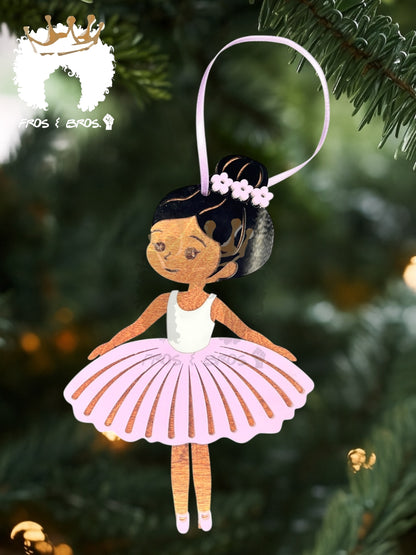 Fairy or Ballerina Ornament – Customizable Skin Tones & Colors