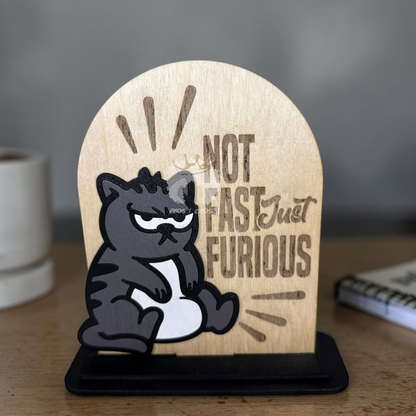 Funny Animal Desk Stands- Laser Cut Wood Decor