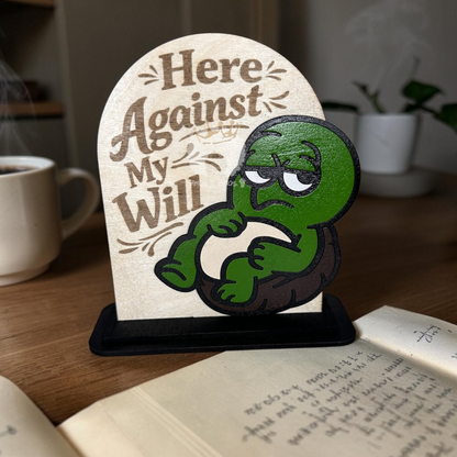 Funny Animal Desk Stands- Laser Cut Wood Decor