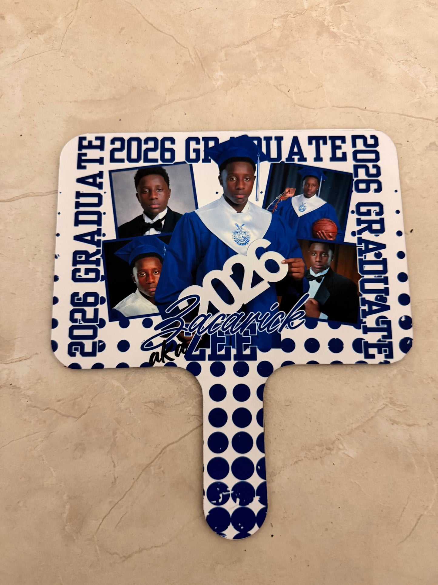 Custom Double-Sided Sublimation Paddle Fan