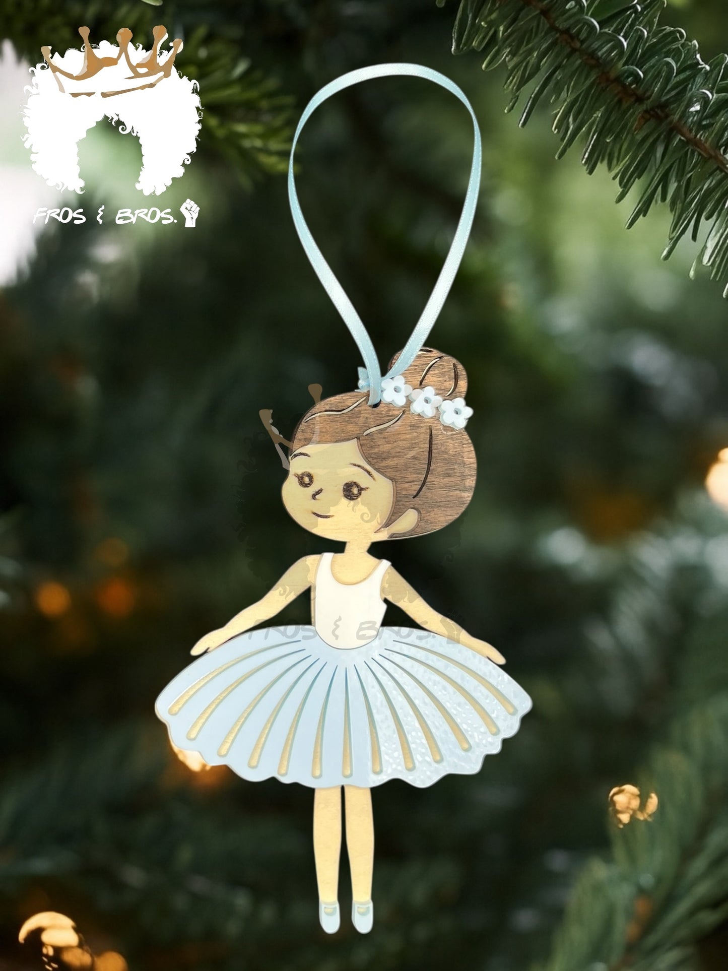 Fairy or Ballerina Ornament – Customizable Skin Tones & Colors
