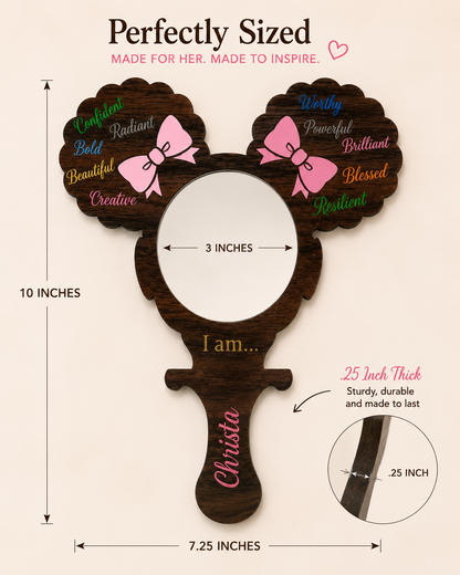 Positive Affirmation Mirror- Girl