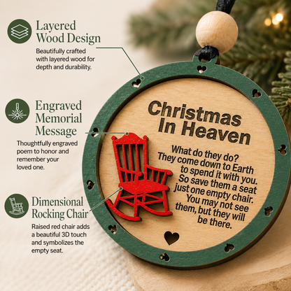 Christmas in Heaven Memorial Ornament