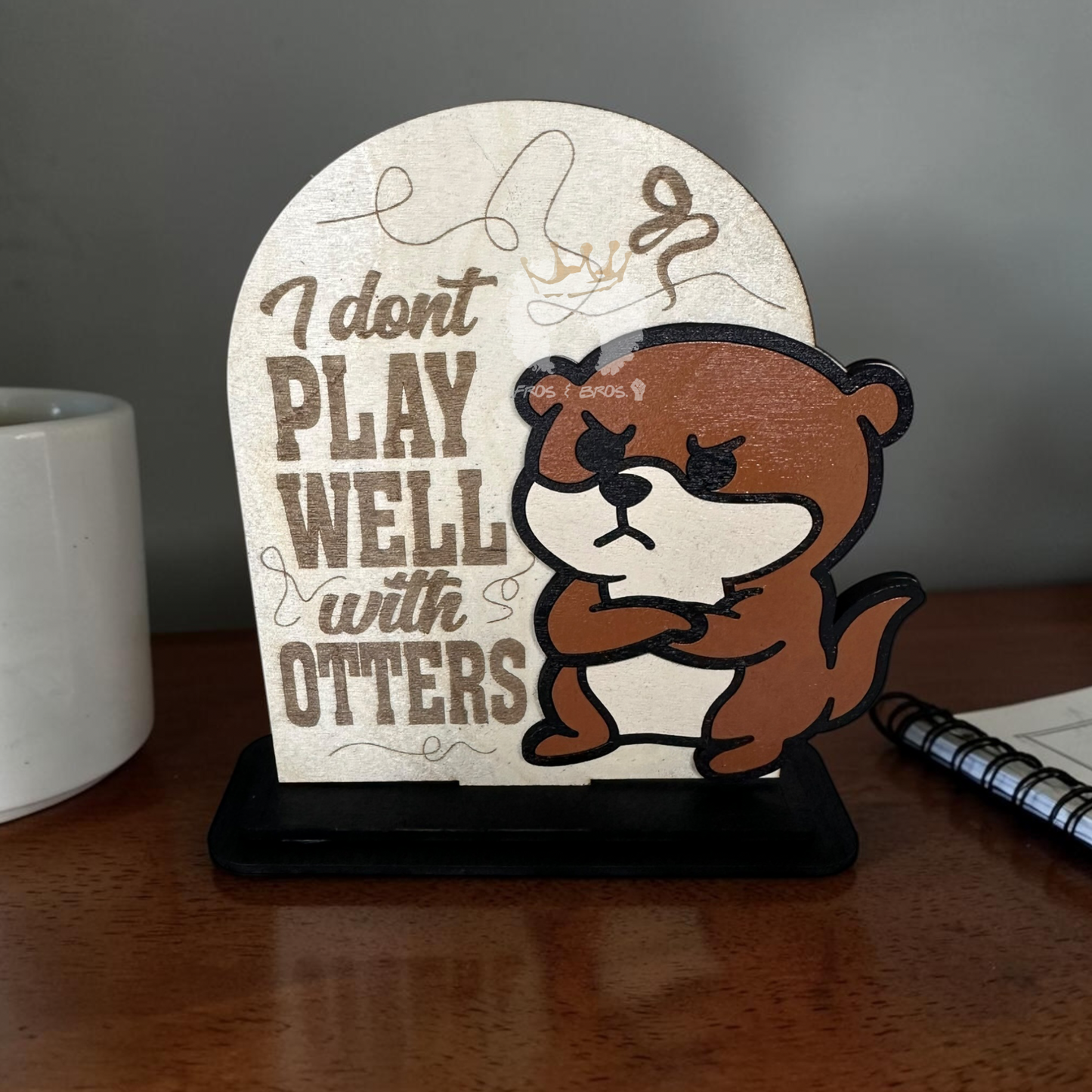 Funny Animal Desk Stands- Laser Cut Wood Decor