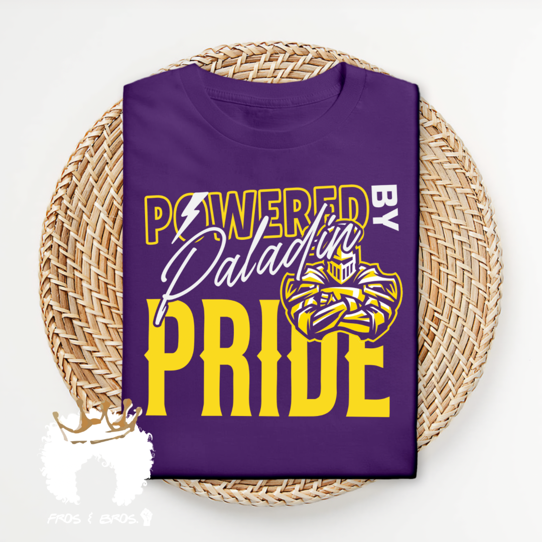 Powered By School Spirit Tee