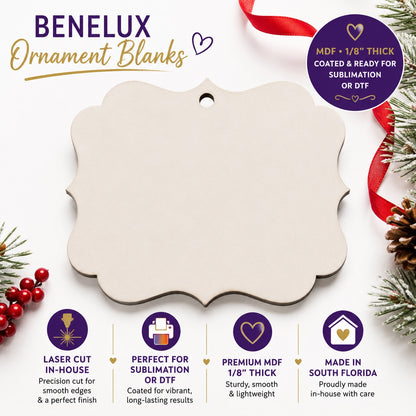 Benelux Ornament Blanks