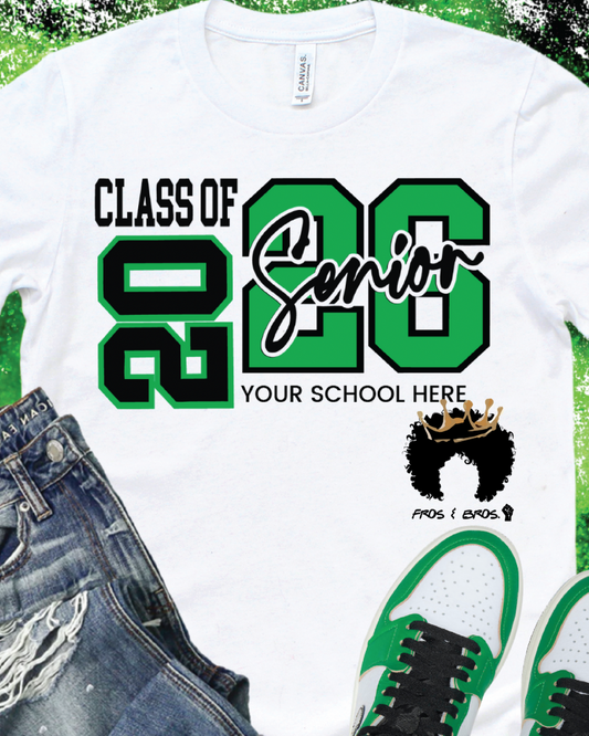 Class of 2026 Senior – Custom School Tee
