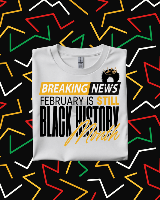 Breaking News: February Is Still Black – DTF Transfer