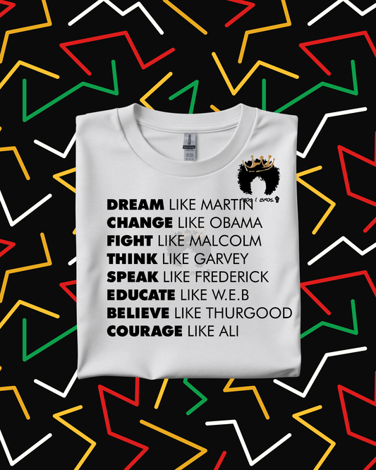 Educate. Believe. Courage. – DTF Transfer