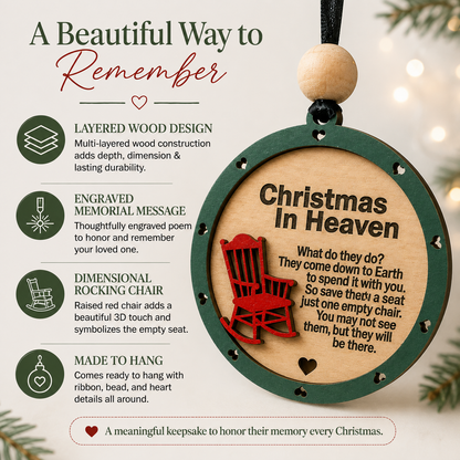 Christmas in Heaven Memorial Ornament