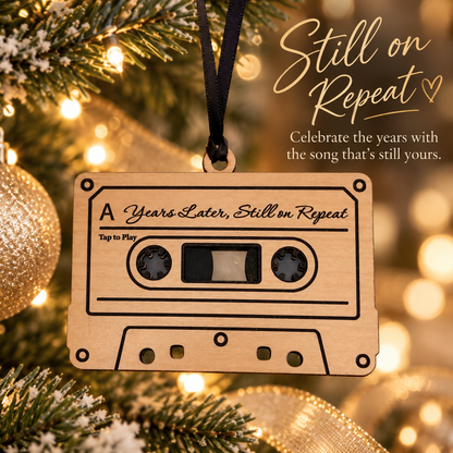 Personalized NFC Cassette Ornament