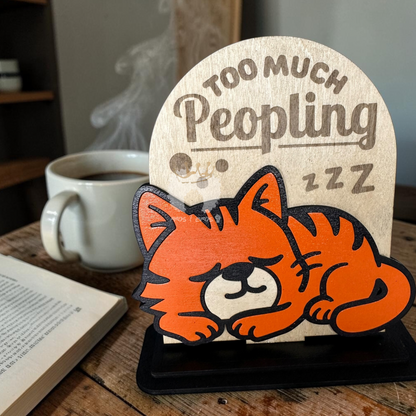 Funny Animal Desk Stands- Laser Cut Wood Decor